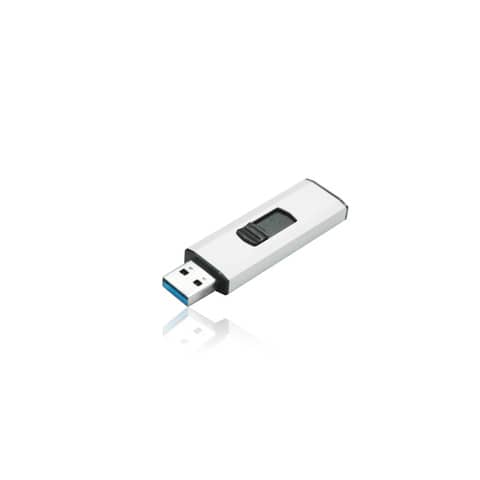 Chiavetta USB 3.0 Q-Connect Flash drive argento/nero - 64 GB - KF16371